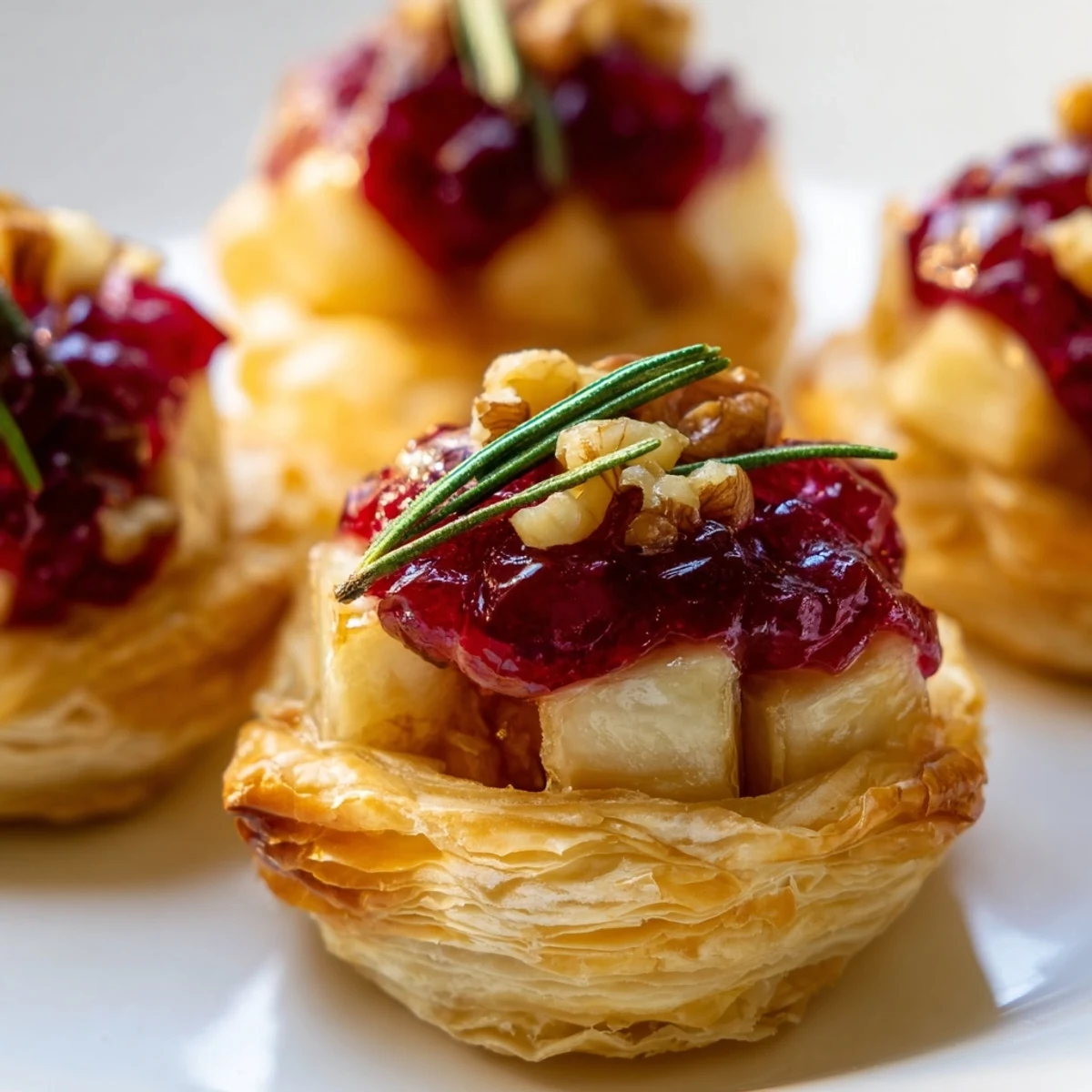 Quick Cranberry Brie Bites