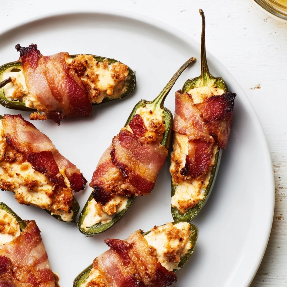 Arrange a platter of these irresistible Express Holiday Jalapeño Poppers, ready to be served and enjoyed.
