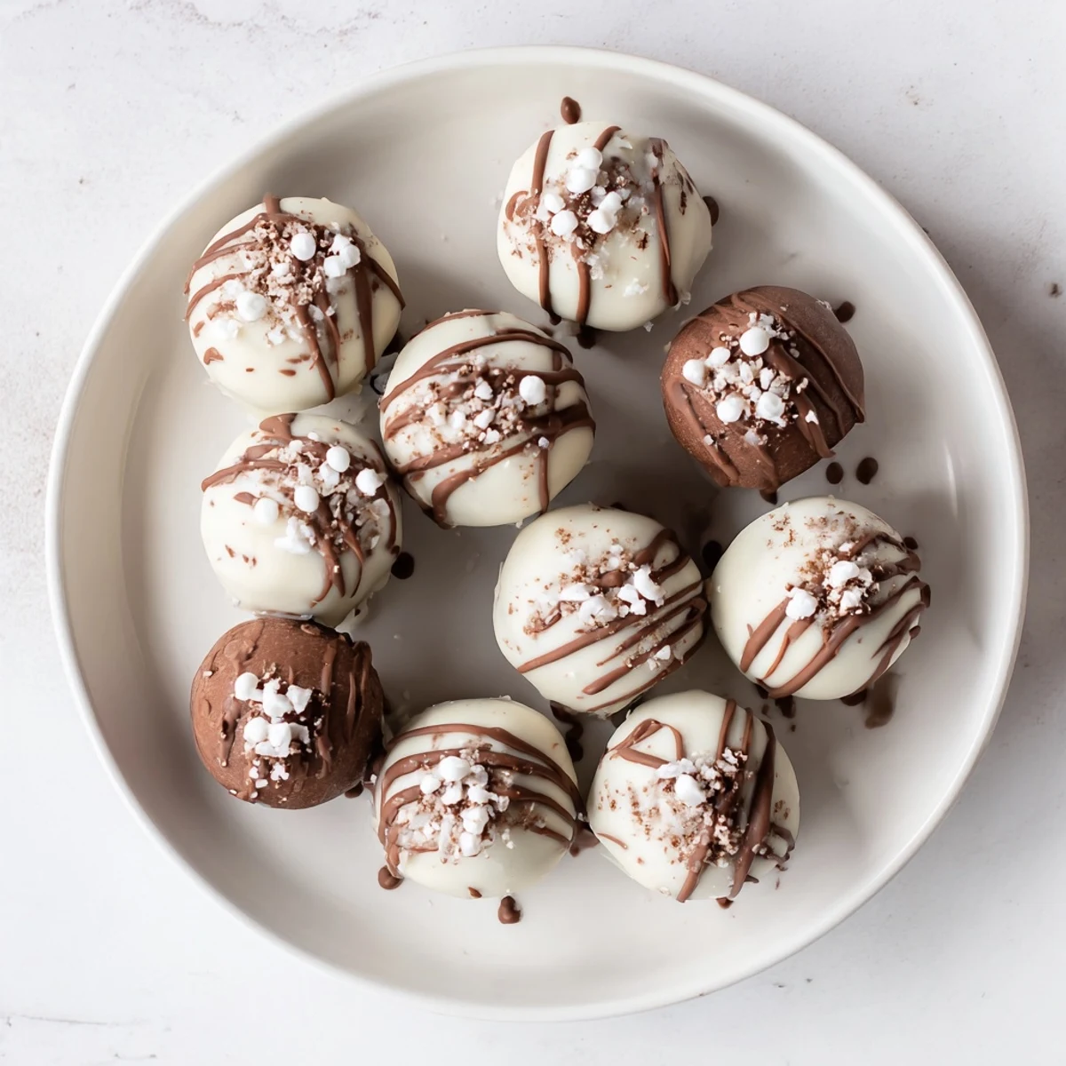 Delicious and colorful Simplified Christmas Oreo Truffles, perfect no-bake dessert for holiday enjoyment.