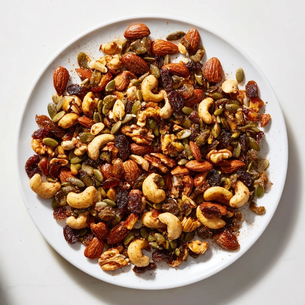 Golden-brown Nutty Nosh Squirrel Snack Mix in a wooden bowl, ready for a satisfying snack.