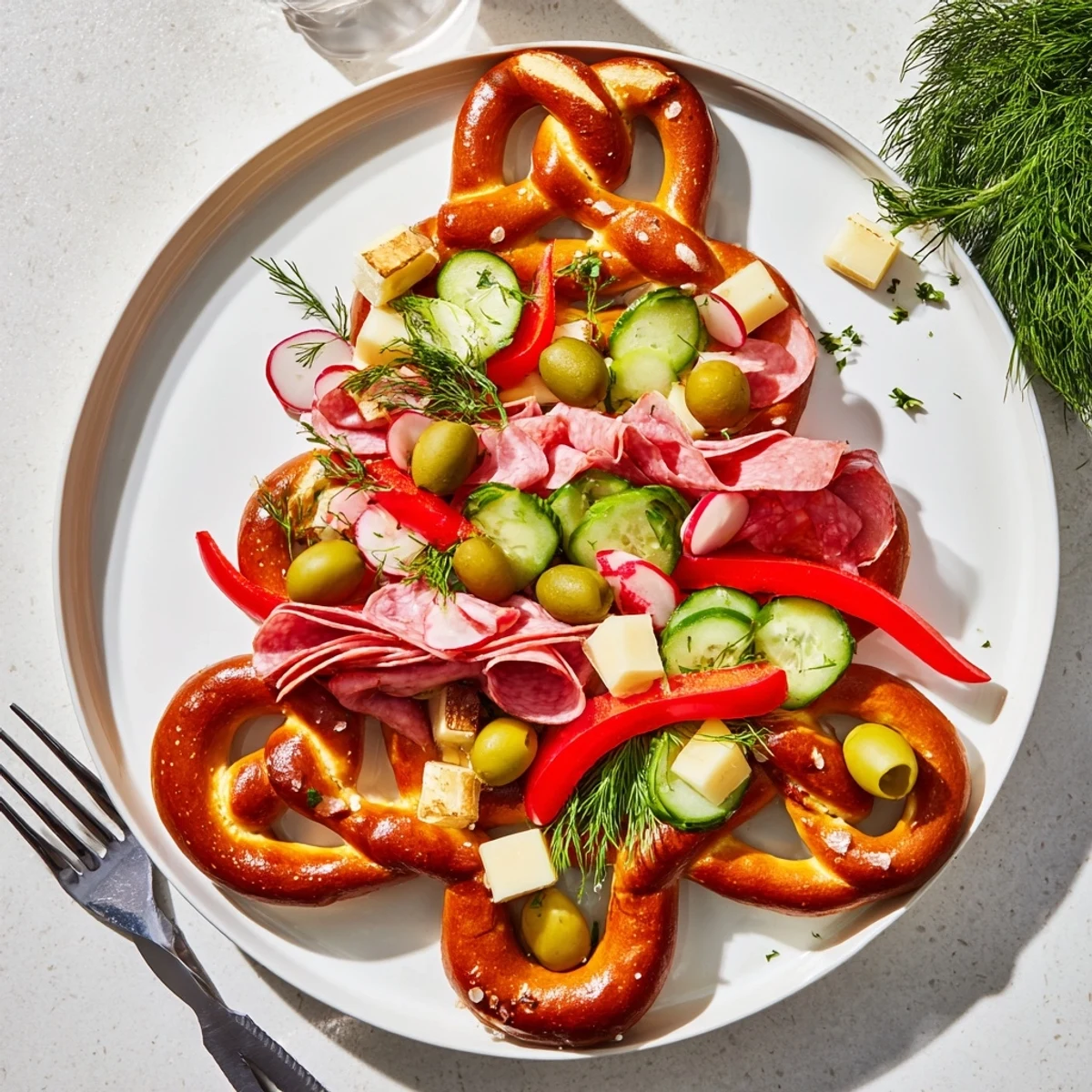 Bretzel Arbre de Vie Platter