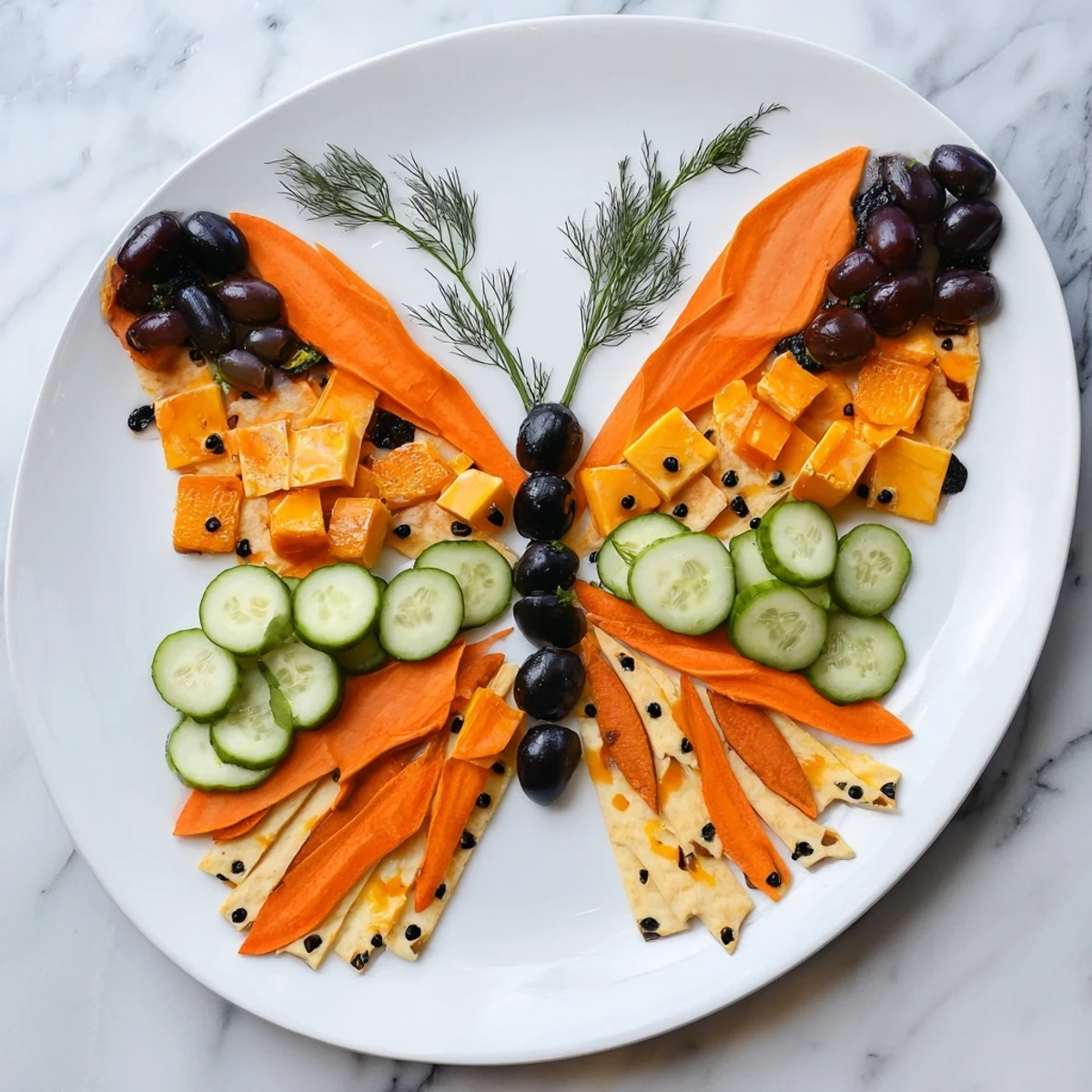 Monarch Butterfly Wings Platter