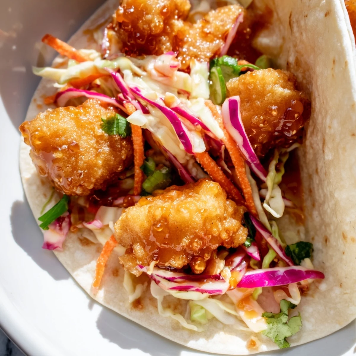 Hot Honey Chicken Tacos
