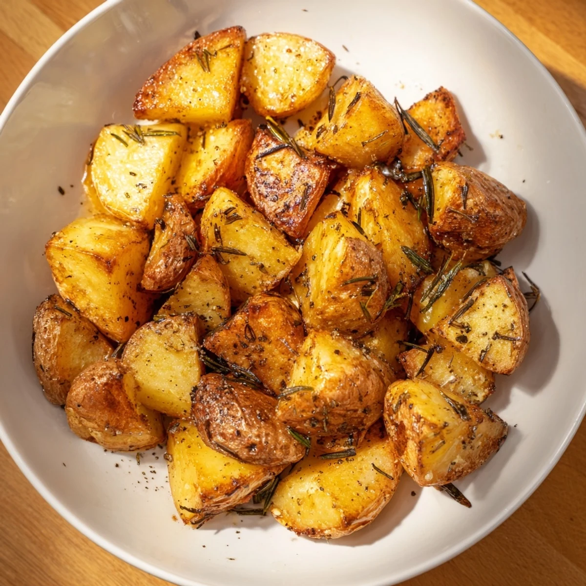 Golden-brown beef tallow roasted potatoes, crispy, savory, and perfect for a comforting side dish.