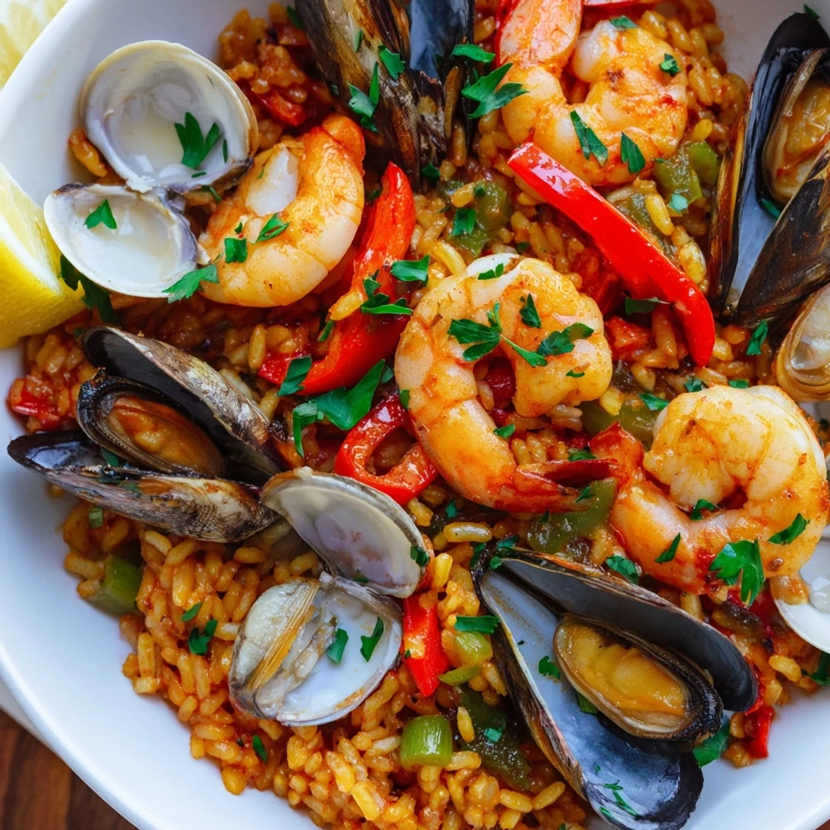 Spanish Seafood Paella
