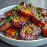 Honey Roasted Carrots and Parsnips with golden caramelized edges, perfect for holiday dinners.  