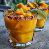 Frozen Mango Margarita Mocktail