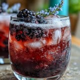 Blackberry Lavender Lemonade Fizz