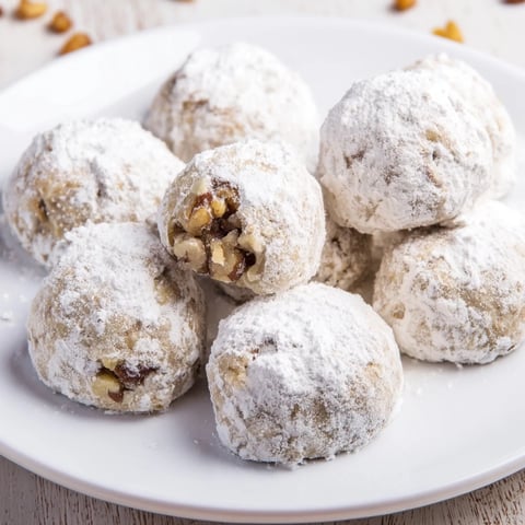 Warm, buttery Budget-Friendly Snowball Cookies, coated in a thick layer of sweet, snowy powdered sugar.