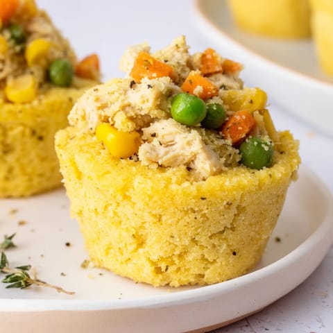 Mini Chicken Cornbread Muffins