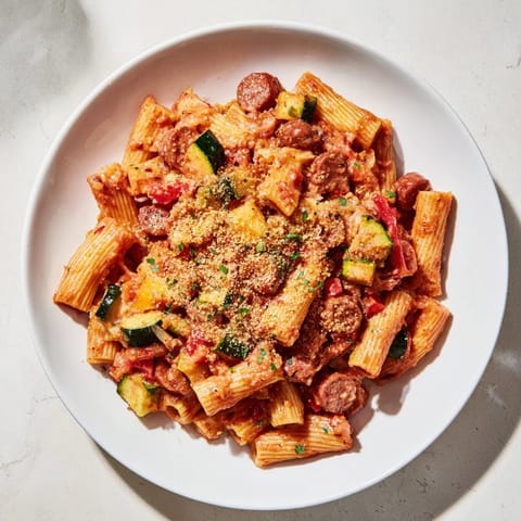 Spicy Vegan Chorizo Pasta