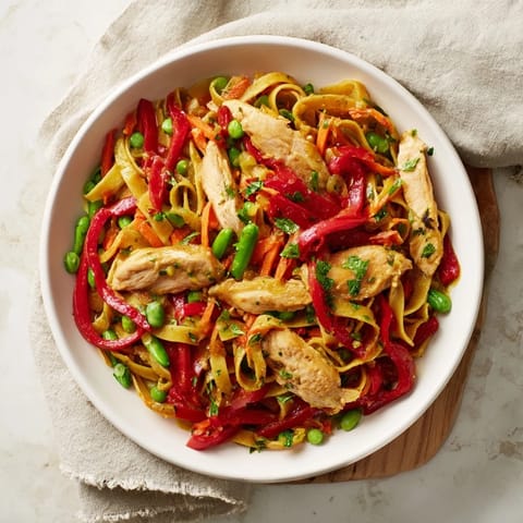 Lemon Garlic Chicken Stir Fry