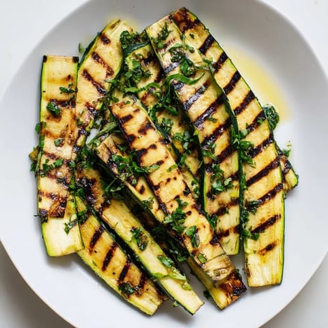 Garlic Herb Grilled Zucchini