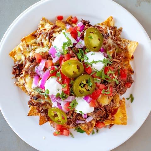 Loaded Nachos with Pulled Pork