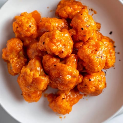 Crispy Spicy Tangy Cauliflower