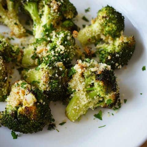 Garlic Parmesan Broccoli Toss