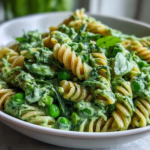 Vegan Creamy Green Goddess Pasta