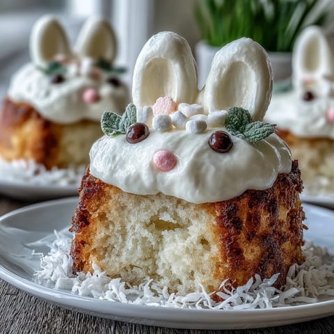 Mini Easter Bunny Cakes