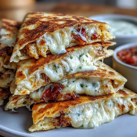 Mini Quesadilla Triangles