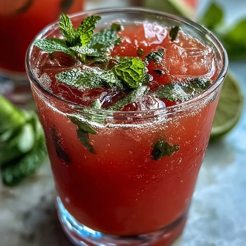 Watermelon Mint Lemonade Summer