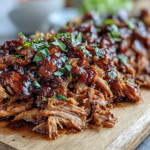 Juneteenth BBQ Pulled Pork with Watermelon Slaw, tender pork piled high with juicy, refreshing slaw.