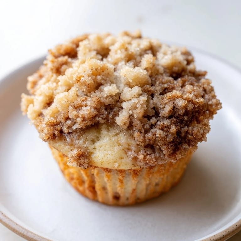 Delicious homemade Lightened Christmas Coffee Cake Muffins, perfect for a festive breakfast or dessert treat.
