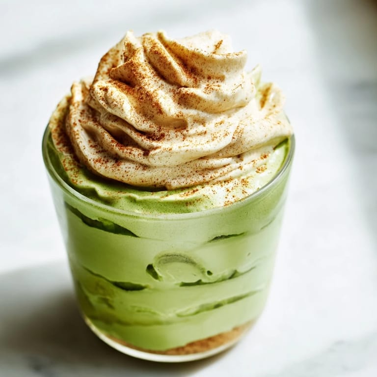 Enjoy the cozy flavors of Toasted Coconut Gingerbread Iced Matcha, topped with toasted coconut flakes.
