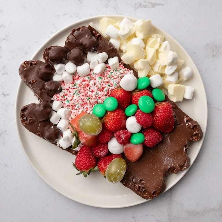 Get cozy with this beautifully arranged Cozy Mitten Dessert Board, packed with sweet and crunchy delights.