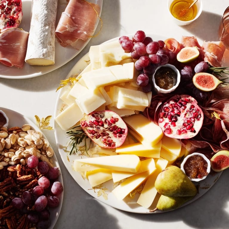 Appetizing Twelve Days of Christmas Snack Board, perfectly arranged with festive treats and delicious nibbles for sharing.