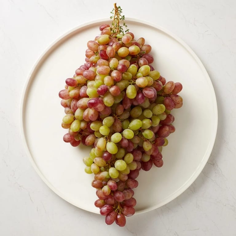 Fresh grapes cascade into a beautiful Vineyard Grape Cluster, ready to be enjoyed with friends.