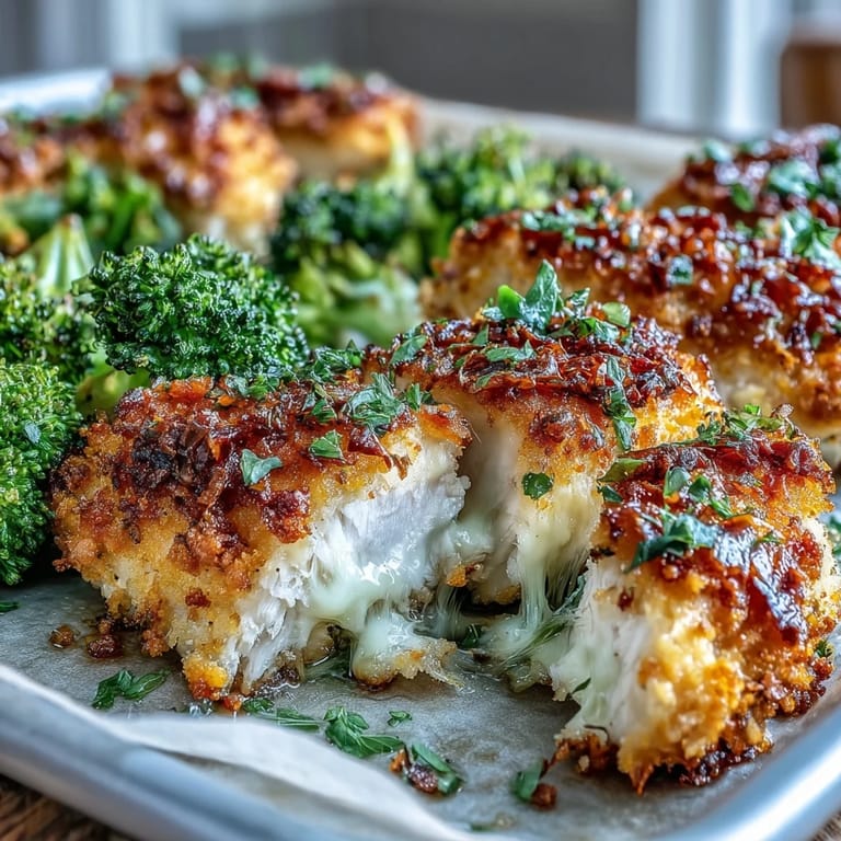 Juicy chicken and crisp-tender broccoli topped with savory panko and Parmesan, perfect for an easy weeknight meal.