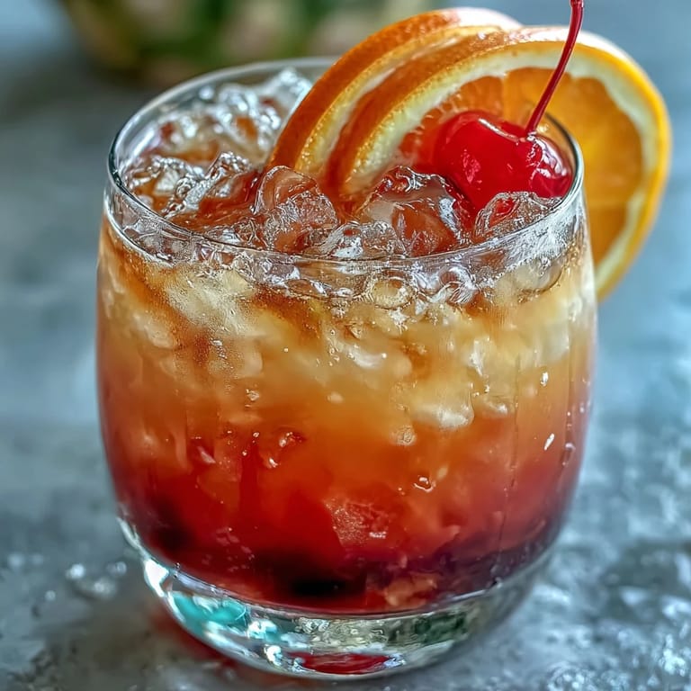 Layered non-alcoholic sunrise drink featuring grenadine syrup, citrus juices, and a fizzy sparkling water top.  