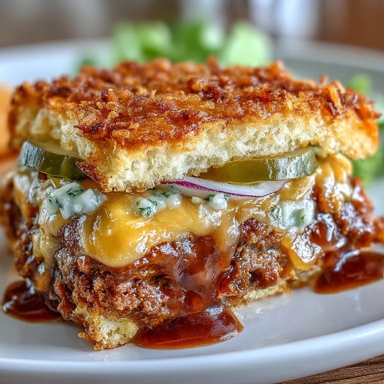 Crispy-edged beef smash burger sliders topped with melty cheese and creamy secret sauce, perfect for festive Memorial Day grilling.
