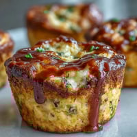 Delicious BBQ baby shower cornbread muffins with a smoky-sweet swirl, perfect for celebrations and potlucks.  