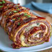 Italian Sub Pinwheel Wraps with colorful deli meats, provolone, and fresh veggies, sliced into perfect party bites.